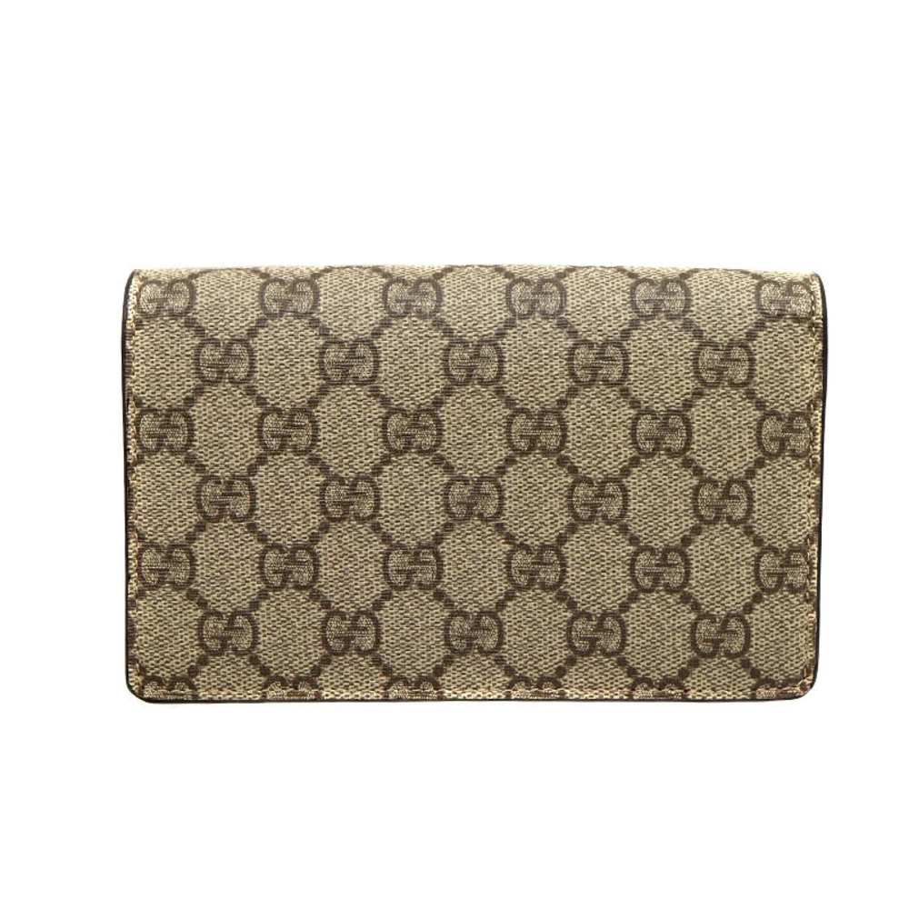 Gucci Cherry Red embellished Bag GG Supreme Shoulder Beige Cream